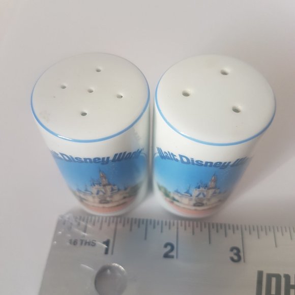 Vintage Walt Disney World Salt and Pepper Shakers with Cinderella’s Castle Japan - Picture 9 of 11
